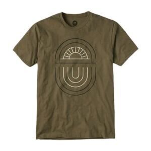 WOHVEN Olive Green Graphic T-Shirt Cotton Blend Short Sleeve July 2020 Men's XXL